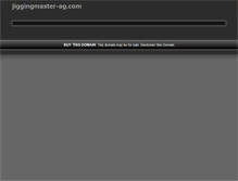 Tablet Screenshot of jiggingmaster-ag.com